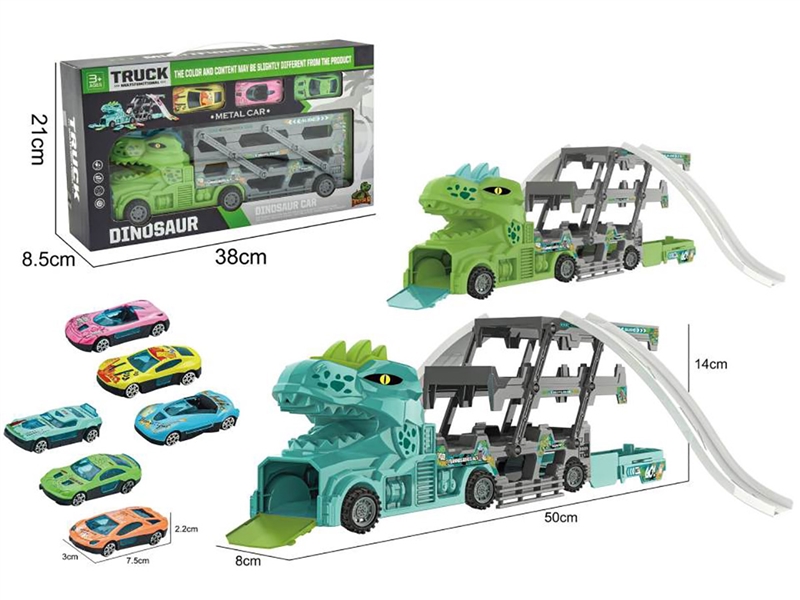 CATAPULT DINOSAUR STORAGE TRUCK SET,2COLOURS - HP1246472