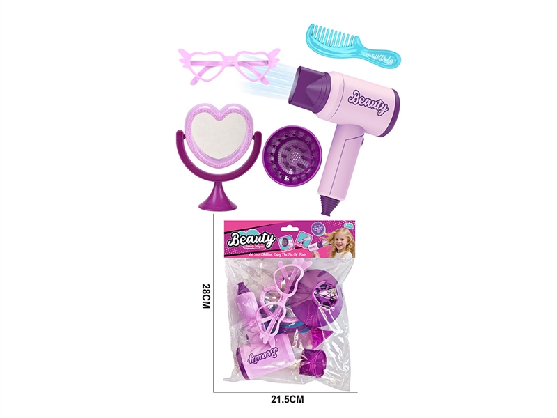 仿真美发套装（带吹筒化妆镜6件套） - HP1246713