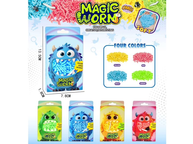 MAGIC WORM , 4COLORS - HP1246773