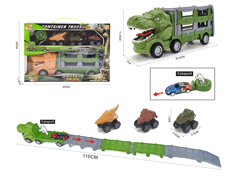 FRICTION DINOSAUR TRUCK SET,2COLOURS - HP1247256