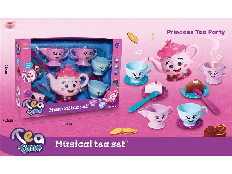 TEA SET W/LIGHT & MUSIC 13PCS - HP1247331