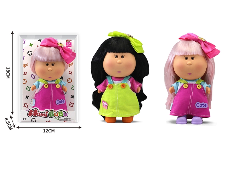 17CM RUBBER DOLL，2ASST - HP1247401