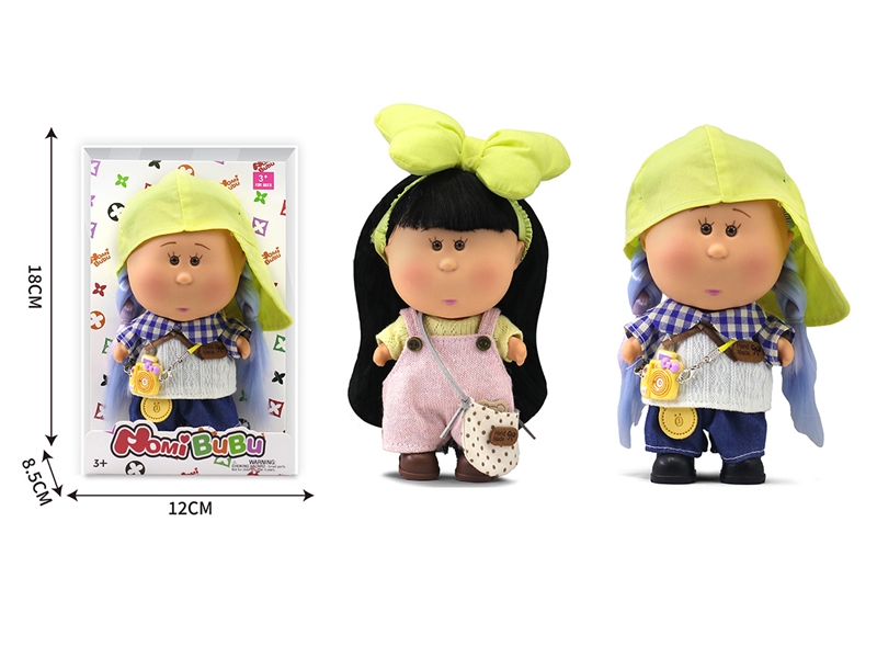 17CM RUBBER DOLL，2ASST - HP1247402