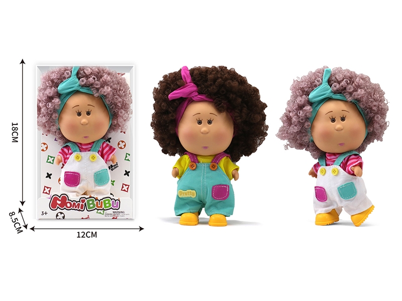 17CM RUBBER DOLL，2ASST - HP1247403