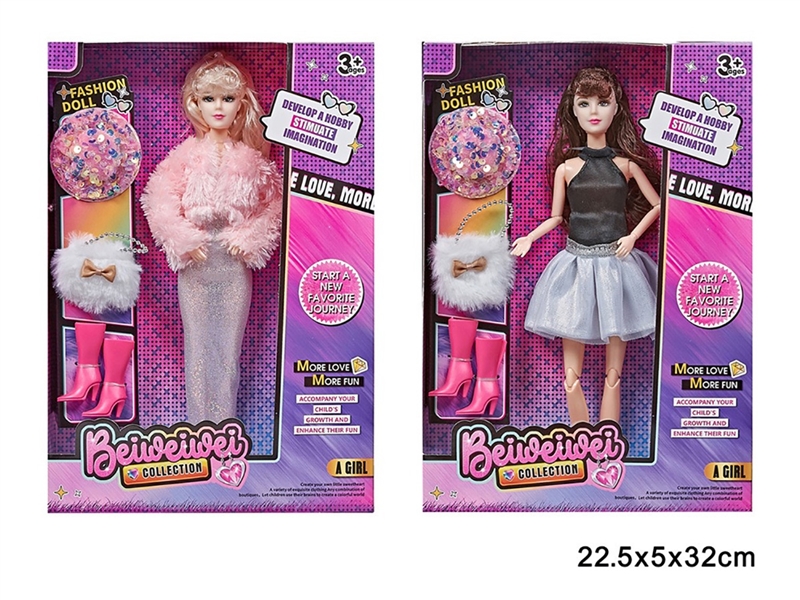 11寸实身11关节芭比娃娃开窗盒 - HP1247416