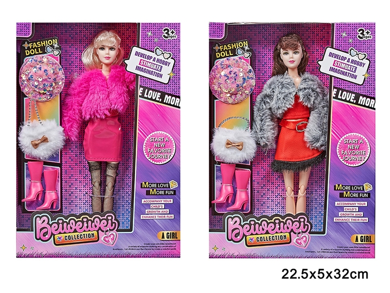 11寸实身11关节芭比娃娃开窗盒 - HP1247417