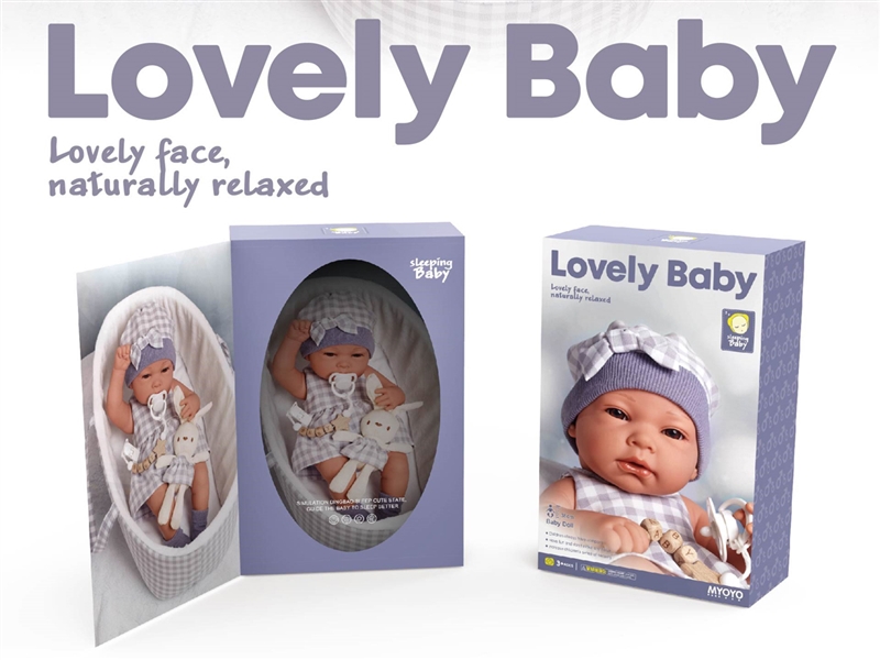 38CM RUBBER DOLL - HP1247459