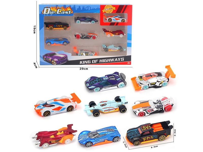 1:64 FREE WAY DIE-CAST CAR 8PCS - HP1247523