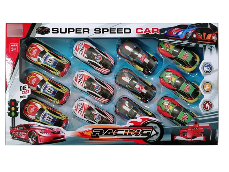 PULL BACK DIE-CAST CAR SET - HP1247885