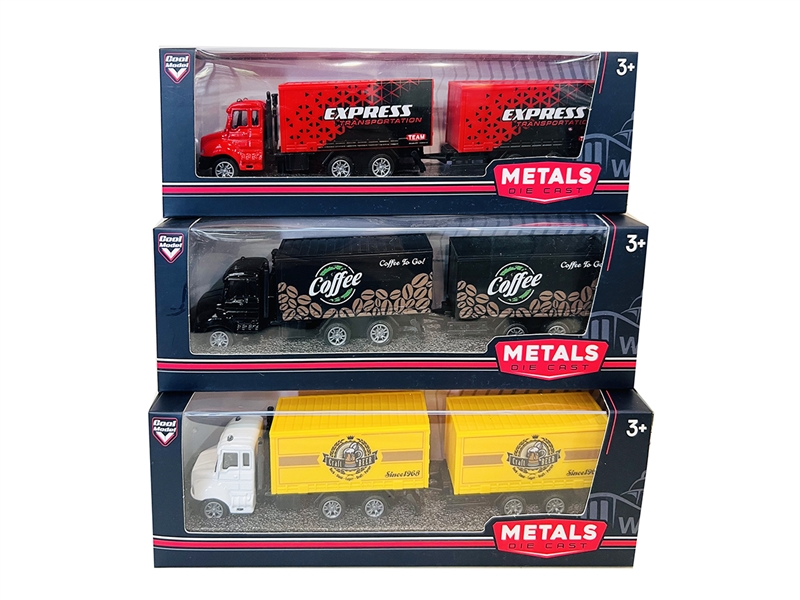 1:64 PULL BACK DIE-CAST TRUCK SET - HP1248133