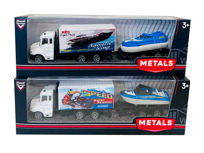 1:64 PULL BACK DIE-CAST TRUCK SET - HP1248134