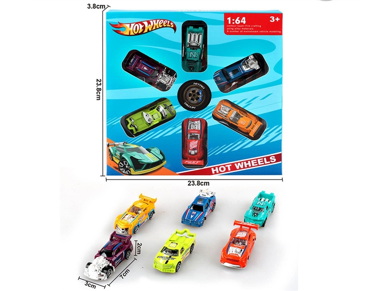 1:64 FREE WAY DIE-CAST CAR 6PCS - HP1248246