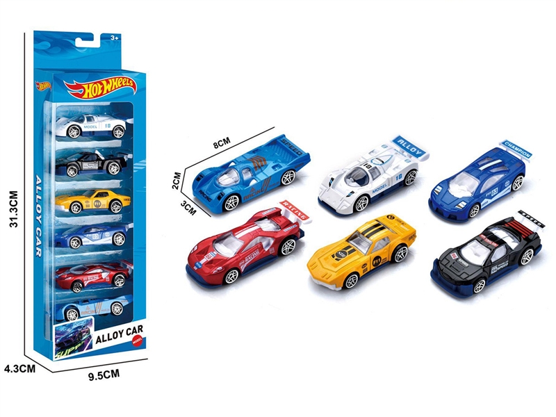 1:64 FREE WAY DIE-CAST CAR 6PCS - HP1248247