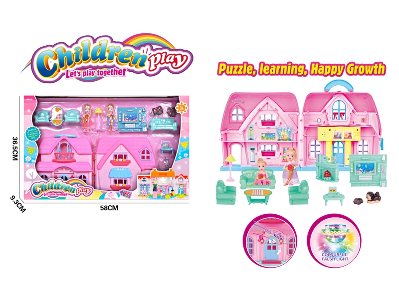 VILLA SET W/LIGHT & SOUND & 3.5