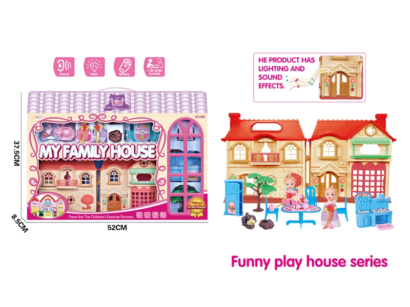 VILLA SET W/LIGHT & SOUND & 3.5