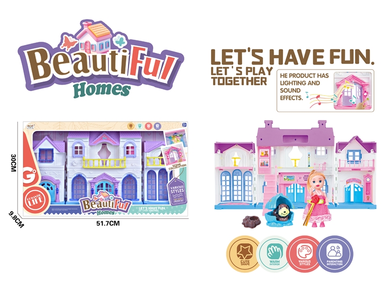 VILLA SET W/LIGHT & SOUND & 3.5