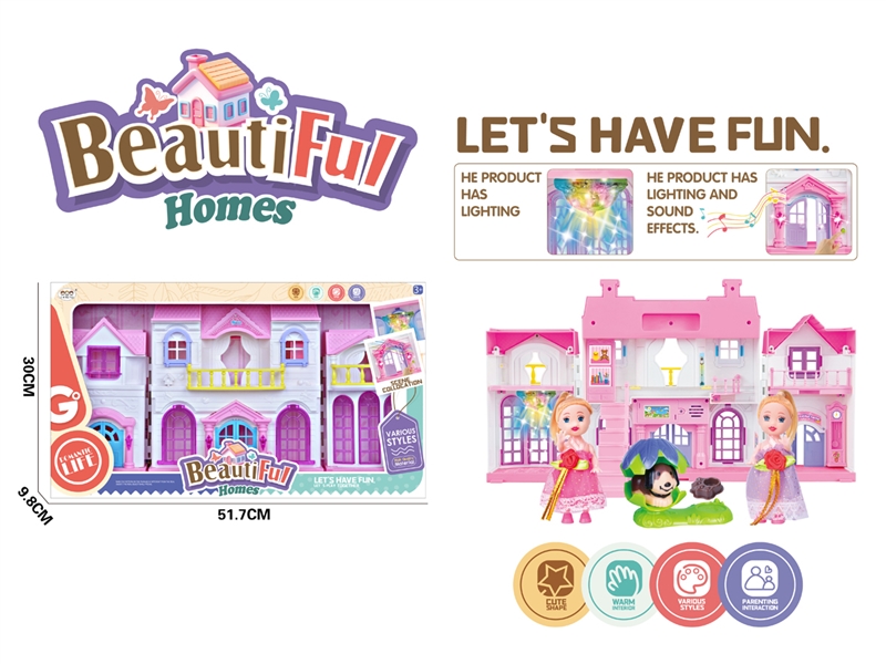 VILLA SET W/LIGHT & SOUND & 3.5