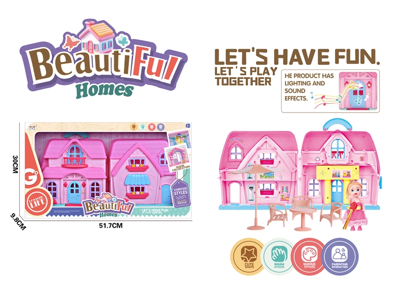 VILLA SET W/LIGHT & SOUND & 3.5