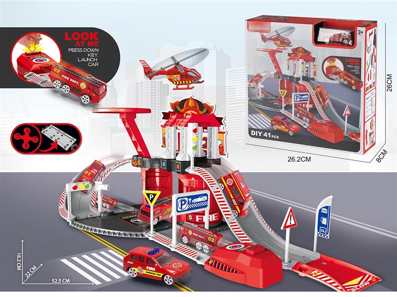 PARKING LOT W/1PCS DIE-CAST CAR - HP1248562