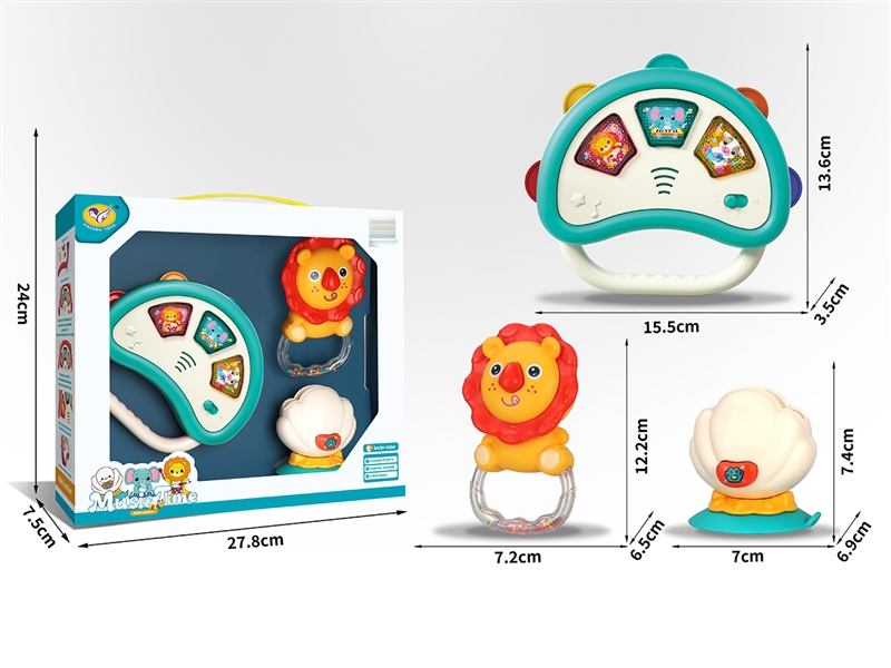 BABY RATTLE SET W/LIGHT & MUSIC - HP1248734