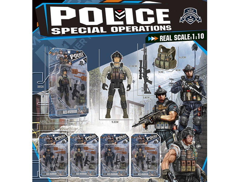 POLICE SET,4ASST - HP1248808