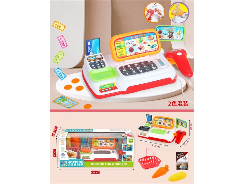 CASH REGISTER SET W/LIGHT & SOUND , 2COLORS - HP1248855