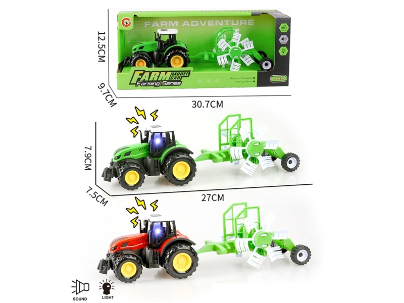 FRICTION FARM TRUCK W/LIGHT & SOUND - HP1248900