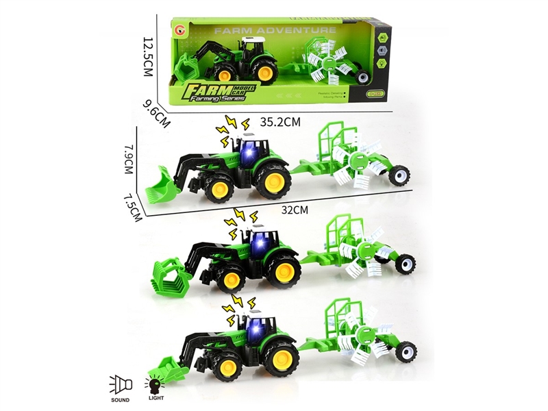 FRICTION FARM TRUCK W/LIGHT & SOUND - HP1248925