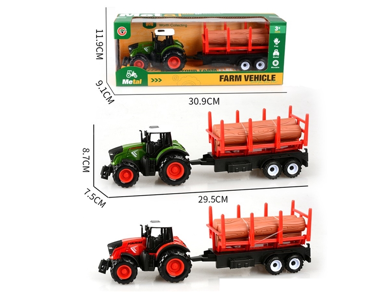 PULL BACK DIE-CAST FARM TRUCK - HP1248989