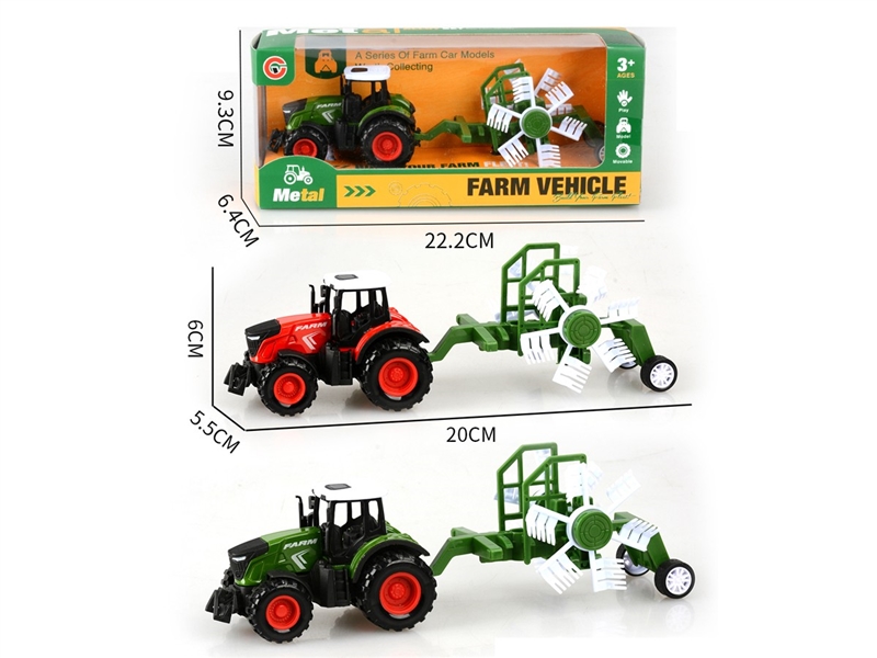 PULL BACK DIE-CAST FARM TRUCK - HP1249040