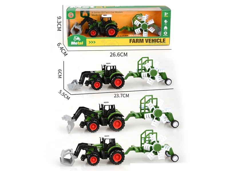 PULL BACK DIE-CAST FARM TRUCK - HP1249049