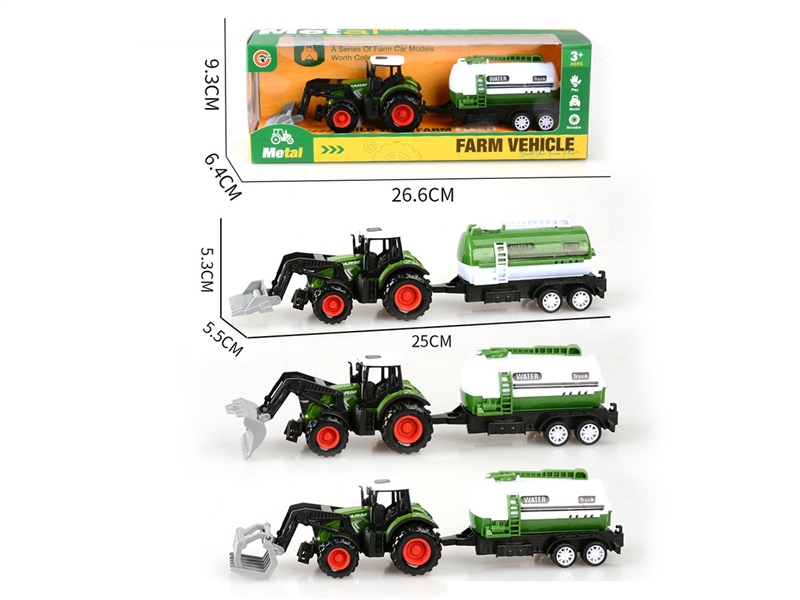 PULL BACK DIE-CAST FARM TRUCK - HP1249050