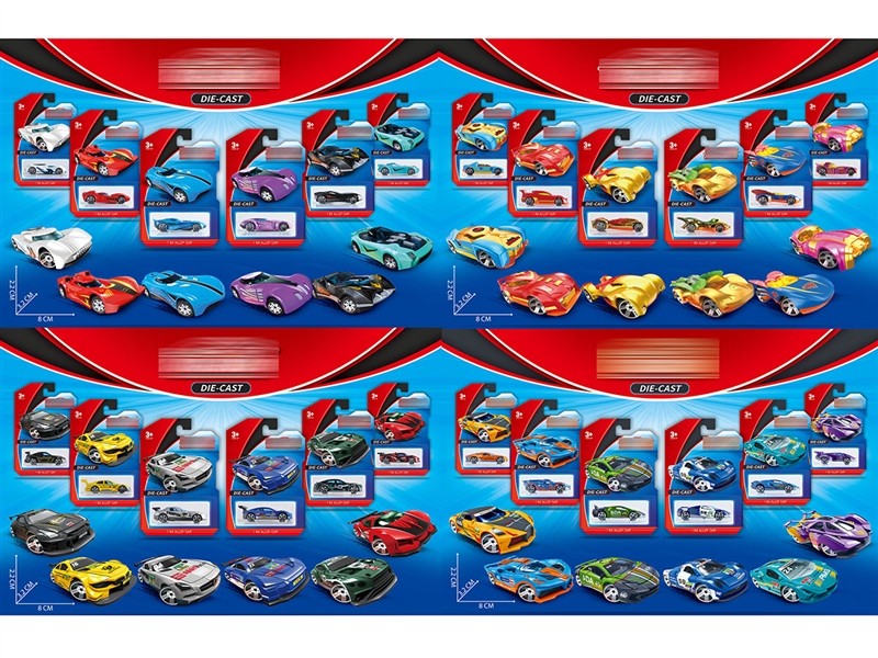 FREE WAY DIE-CAST CAR,24ASST - HP1249072
