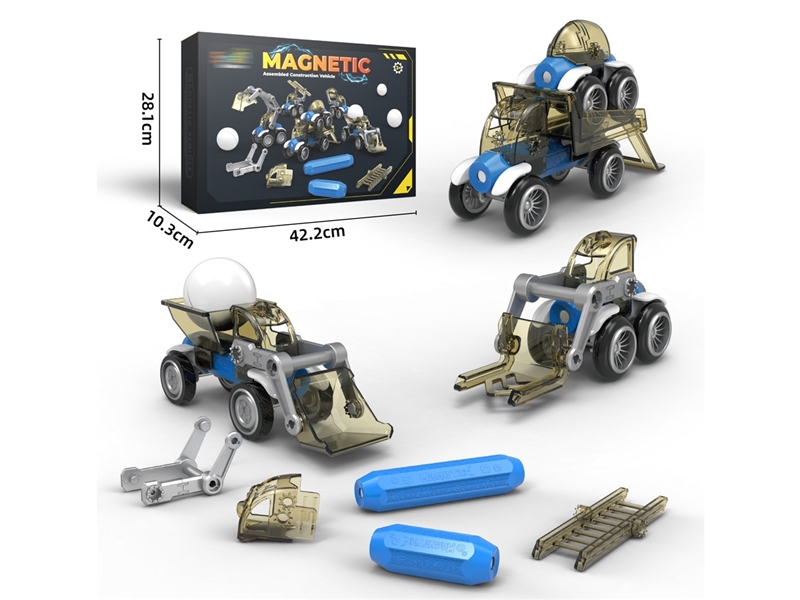 MAGNETIC ASSEMBLE TRUCK 76PCS - HP1249367