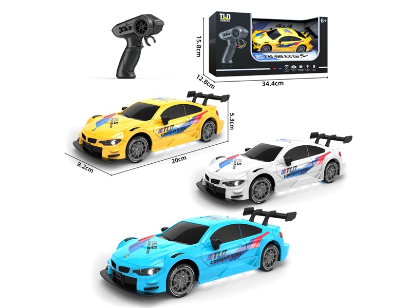 R/C CAR W/LIGHT , 3COLORS - HP1249376