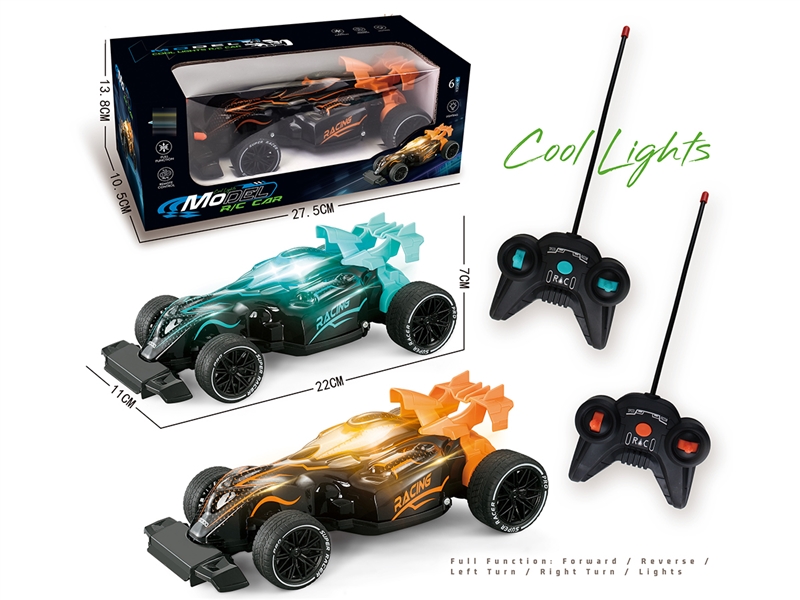 1:18 4-CHANNEL R/C CAR W/LIGHT,2COLOURS - HP1249739