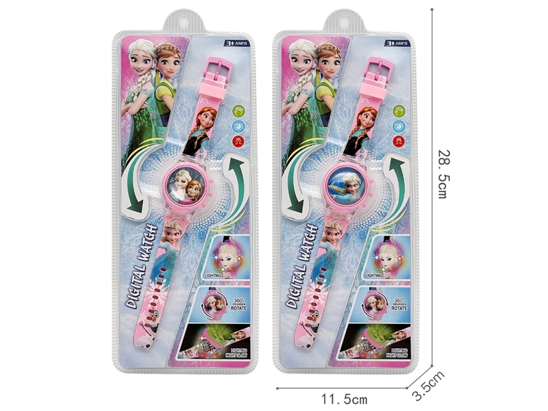 ELECTRONIC WATCH W/LIGHT & MUSIC - HP1250010