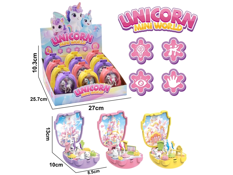 MINI HOUSE , 12PCS/DISPLAY BOX - HP1250149