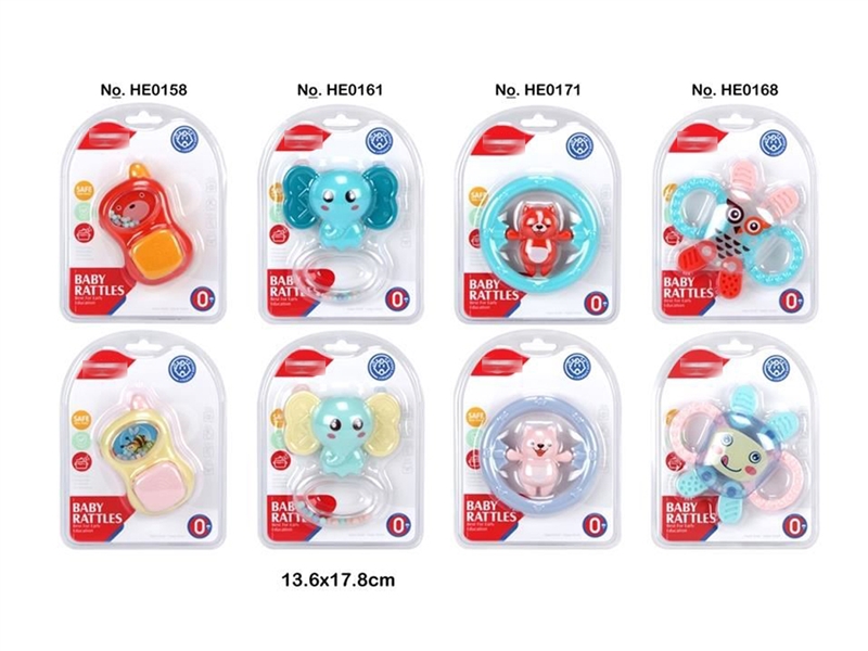 BABY RATTLE,8ASST - HP1250215
