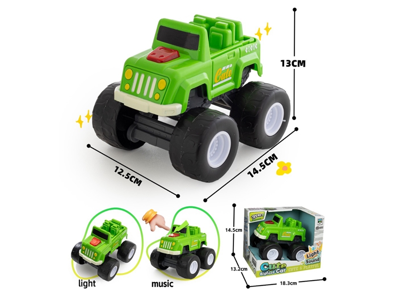 B/O CARTOON CAR W/LIGHT & MUSIC - HP1250392
