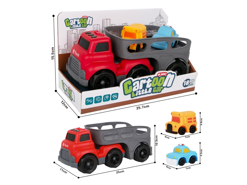FREE WAY TRUCK W/CAR 2PCS - HP1250418