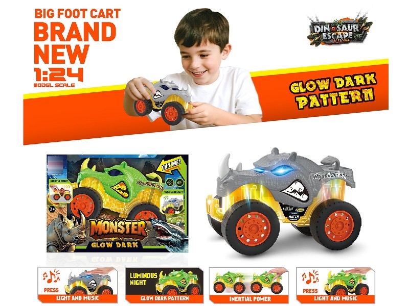 1:24 FRICTION TRUCK W/LIGHT & MUSIC - HP1250508