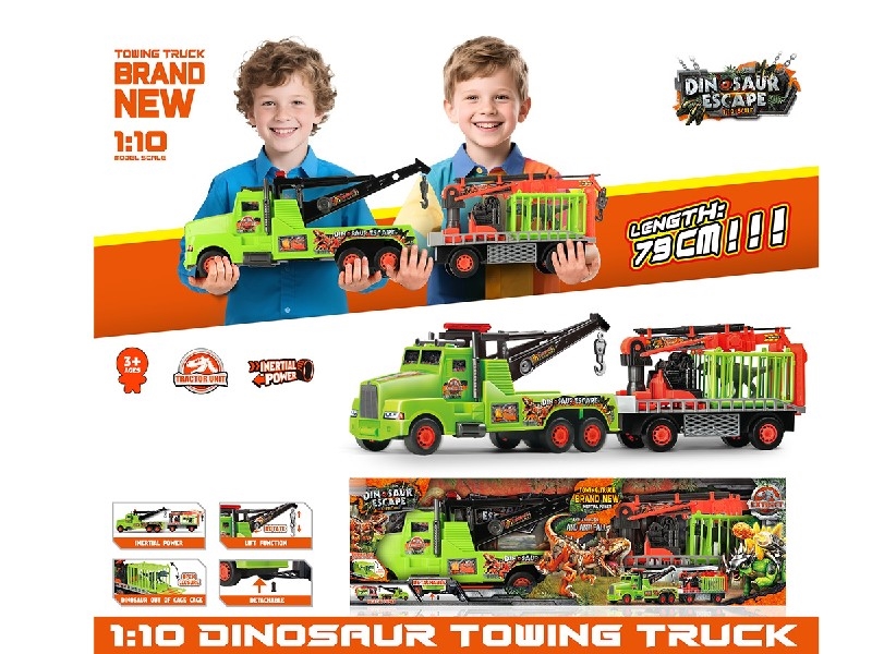 1:10 FRICTION TRUCK W/ACCESSORIES(DINOSAUR ) - HP1250510