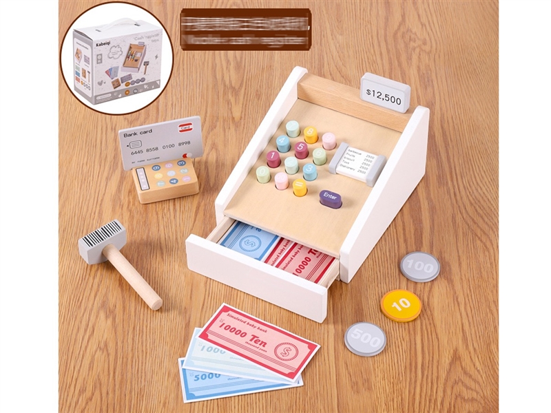 WOODEN CASH REGISTER SET - HP1250907