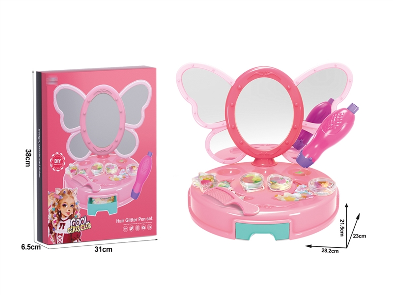 HAIR GLITTER PEN SET - HP1251003