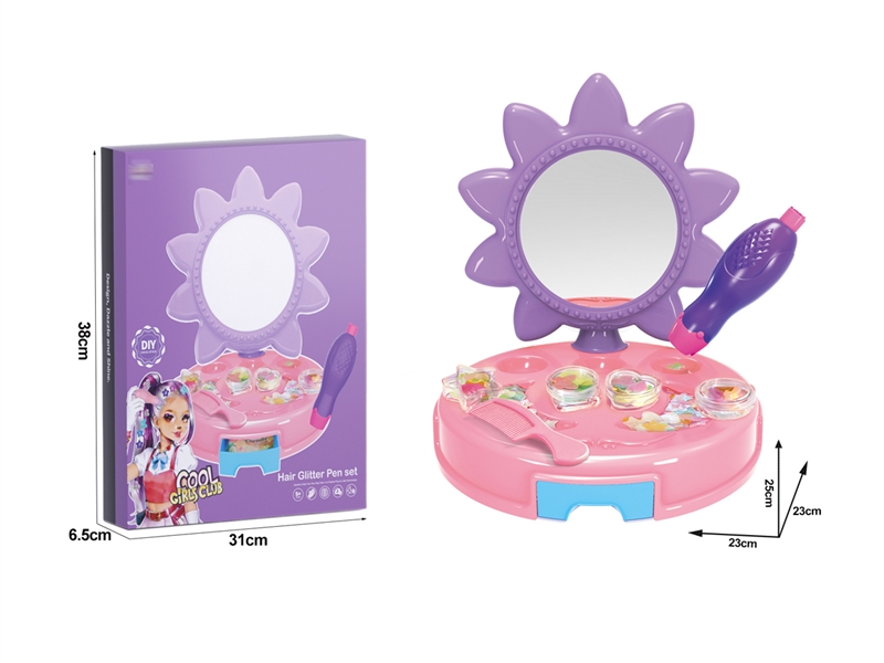 HAIR GLITTER PEN SET - HP1251004