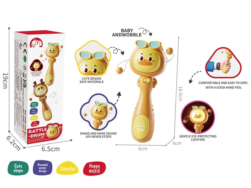 RATTLE-DRUM W/LIGHT & SOUND - HP1251260