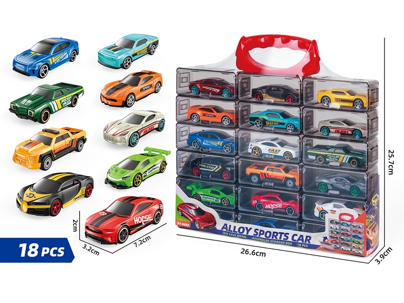 1:64 FREE WAY DIE-CAST CAR 18PCS - HP1251416