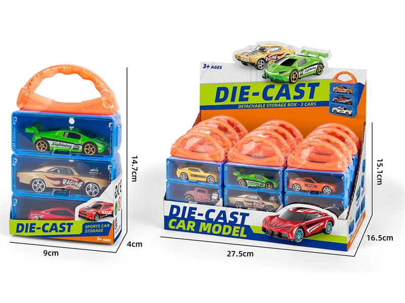 1:64 FREE WAY DIE-CAST CAR 3PCS,12PCS/DISPLAY BOX - HP1251544