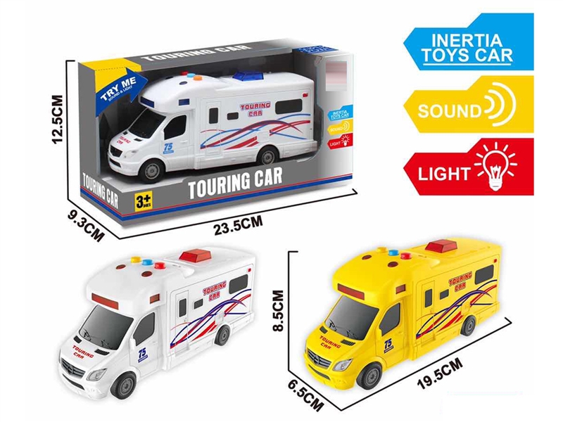 FRICTION TOURING CAR W/LIGHT & SOUND,2COLOURS - HP1251757